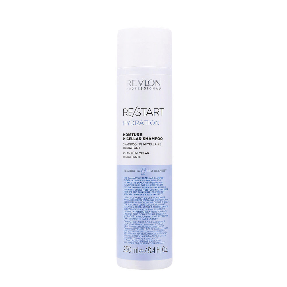 Revlon Restart Hydration Moisture Micellar Shampoo 250ml - shampoo idratante capelli secchi