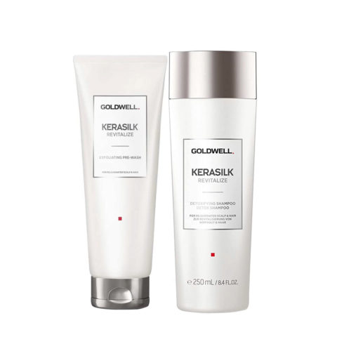Kerasilk Revitalize Pre shampoo esfoliante 250ml Shampoo Detossinante Antiforfora 250ml