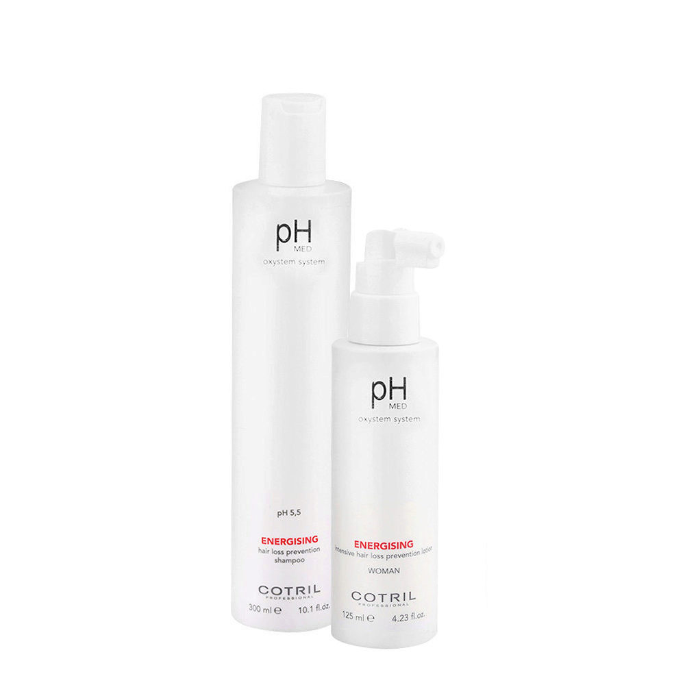 Cotril pH Med Energising Shampoo 300ml Lozione 125ml Anticaduta
