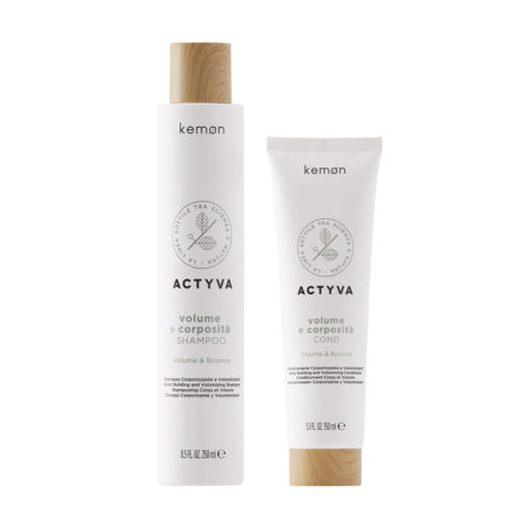 Actyva Volume E Corposità Shampoo Capelli Fini 250ml Balsamo 150ml