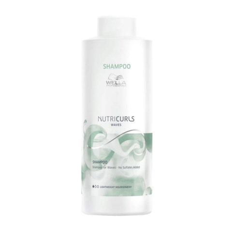 Wella Professional Care Nutricurls Waves Shampoo 1000ml - shampoo per capelli mossi