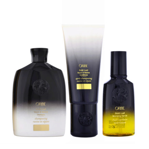 Ristrutturante Capelli Danneggiati Shampoo 250ml Balsamo 200ml Olio 100ml