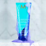 Moroccanoil Blonde Perfecting Purple Shampoo 200ml -  shampoo antigiallo capelli biondi