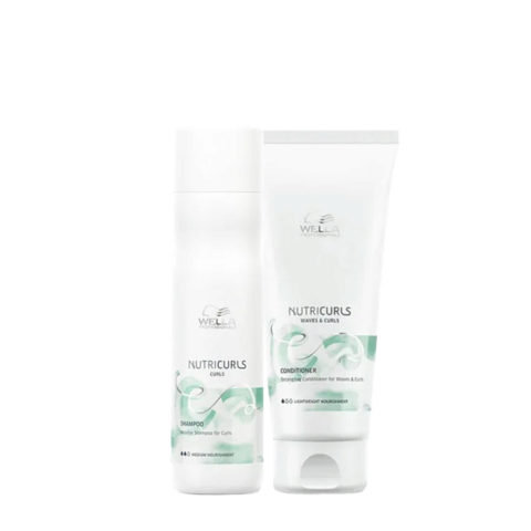 Nutricurls Shampoo per Capelli Ricci 250ml Balsamo 200ml