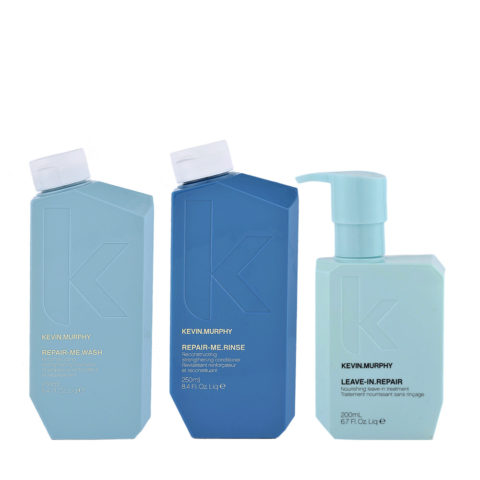 Kevin Murphy Shampoo 250ml Balsamo 250ml Siero Capelli Danneggiati 200ml