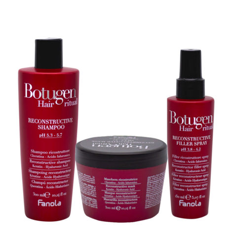 Botugen Ristrutturante Shampoo 300ml Maschera 300ml Spray 150ml