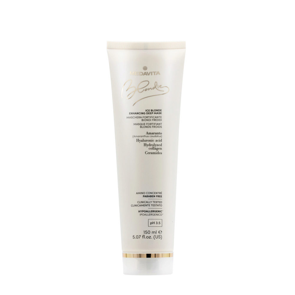 Medavita Blondie Ice Blonde Enhancing Deep Mask 150ml - maschera riflessante biondi freddi