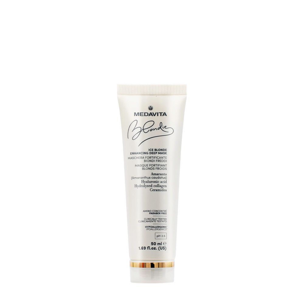 Medavita Blondie Ice Blonde Enhancing Deep Mask 50ml - maschera riflessante biondi freddi
