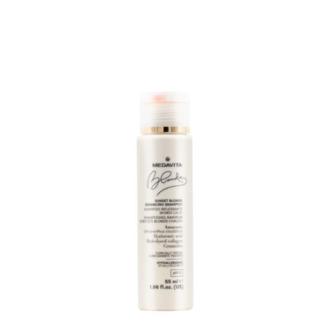 Medavita Blondie Sunset Blonde Enhancing Shampoo 55ml - shampoo riflessante biondi caldi