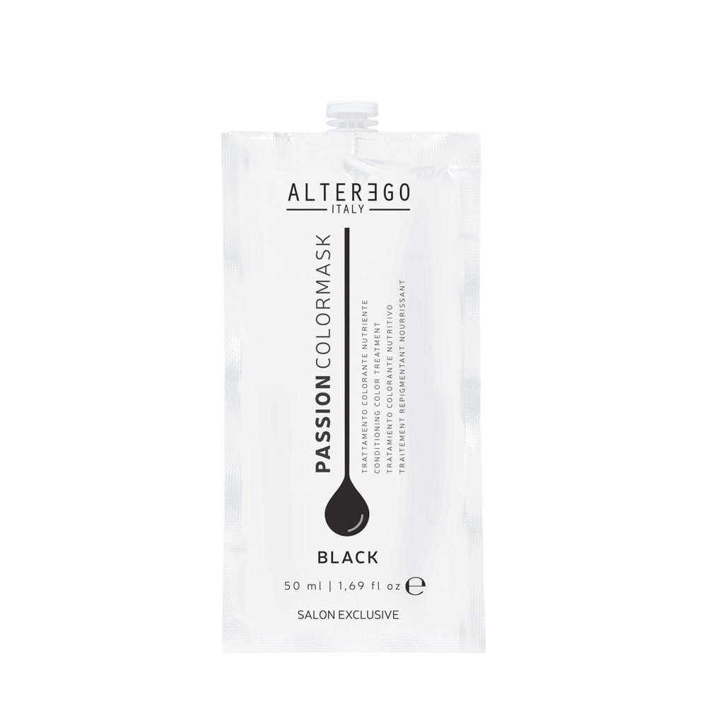 Alterego Passion Color Mask Nera 50ml - trattamento colorante nutriente