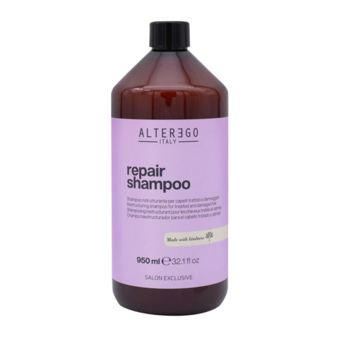Alterego Repair Shampoo 950ml - shampoo ristrutturante per capelli danneggiati