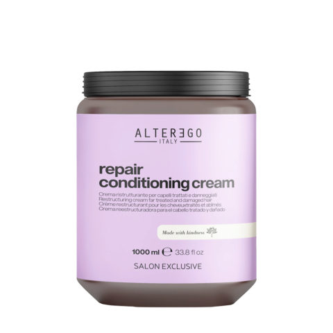 Alterego Repair Conditioning Cream 1000ml - crema ristrutturante per capelli danneggiati