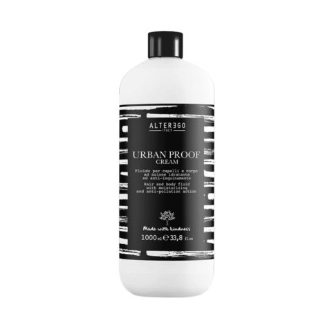 Alterego Urban Proof Cream 1000ml - fluido idratante per capelli e corpo