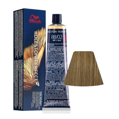 Wella Koleston Perfect Me+ Pure Naturals 88/02 Biondo Chiaro Intenso Naturale Matt 60ml  - colorazione permanente