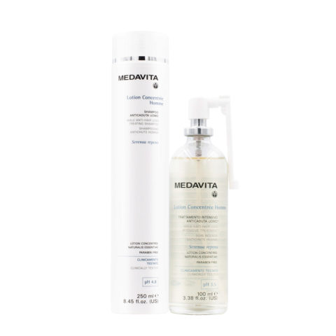 Lotion concentree Homme Shampoo anticaduta uomo 250ml Lozione 100ml