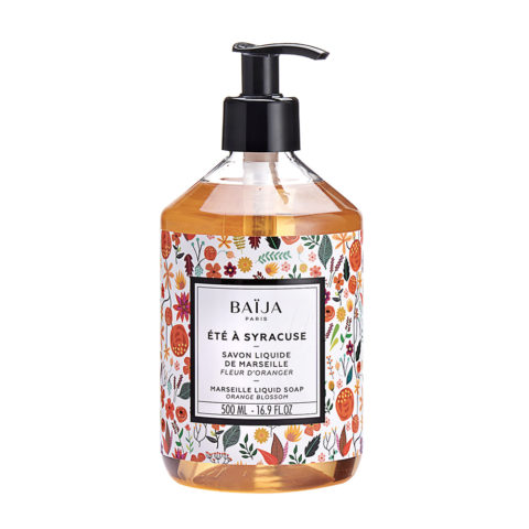 Baija Paris Ete A Syracuse Marseille Liquid Soap 500ml - sapone liquido di marsiglia ai fiori d'arancio