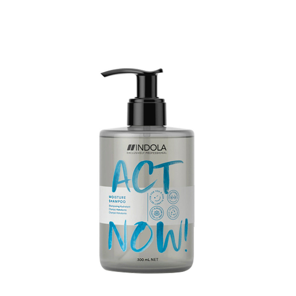 Indola Act Now! Moisture Shampoo 300ml - shampoo per capelli secchi
