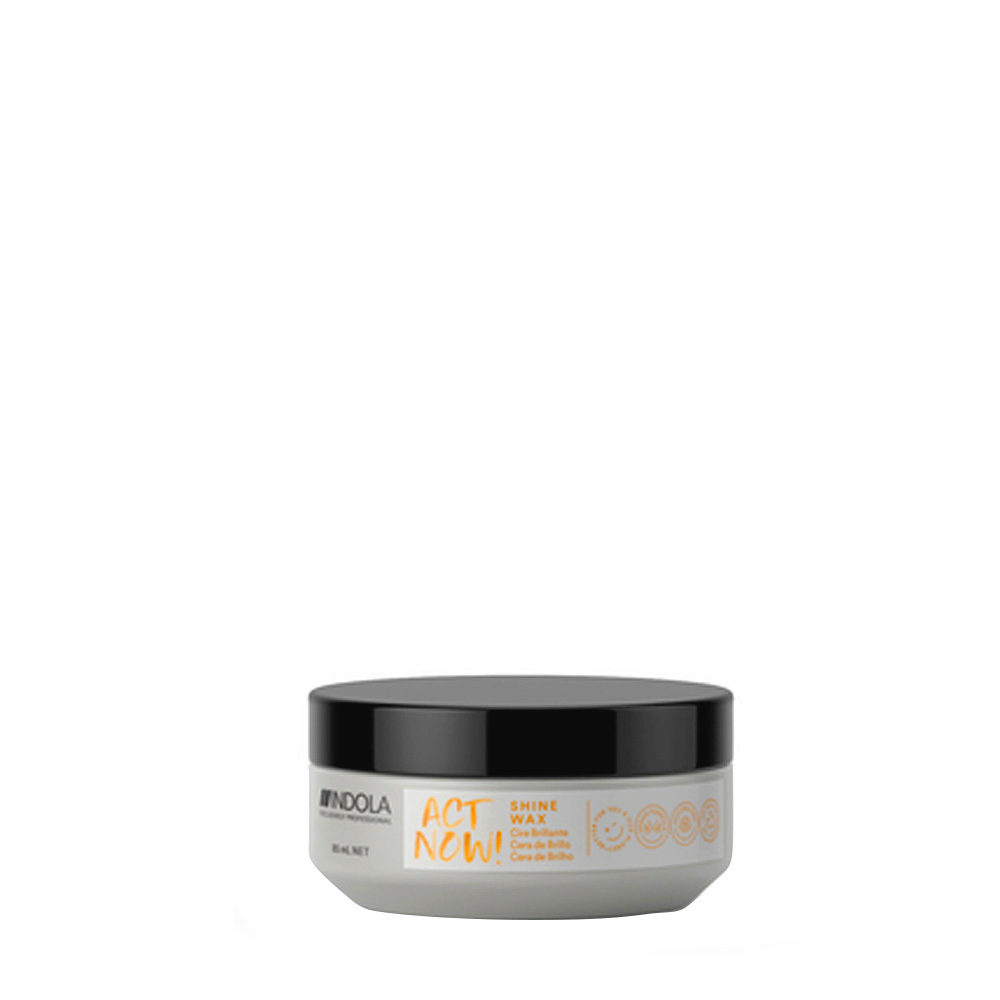 Indola Act Now! Shine Wax 85ml - cera lucida