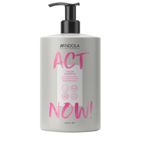Indola Act Now! Color Shampoo 1000ml - shampoo per capelli colorati