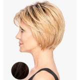 Hairdo Shattered Bob Parrucca a Caschetto Castano Medio Ramato Cioccolato
