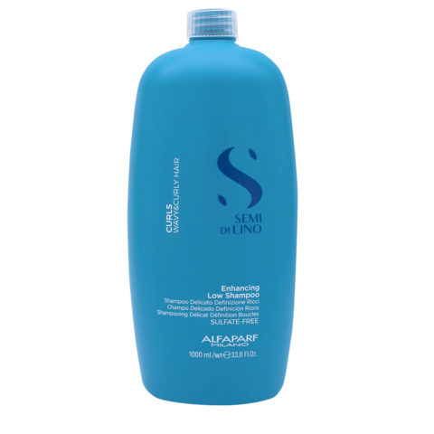 Semi di Lino Curls Enhancing Low Shampoo 1000ml - shampoo per capelli ricci