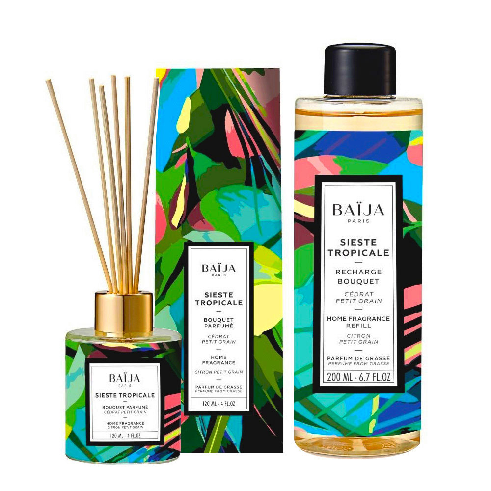 Baija Paris Kit Profumatore per Ambienti 100ml e Ricarica 200ml