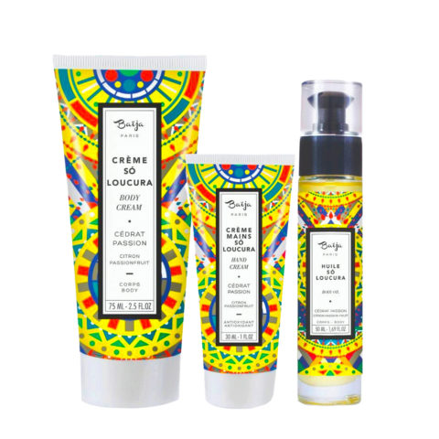 Baija Paris Kit Crema Mani 30ml Crema Corpo 75ml e Olio Corpo 50ml