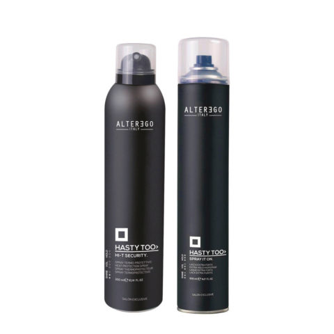 Alterego Styling Spray Protezione Termica 300ml e Lacca Extra Forte 500ml