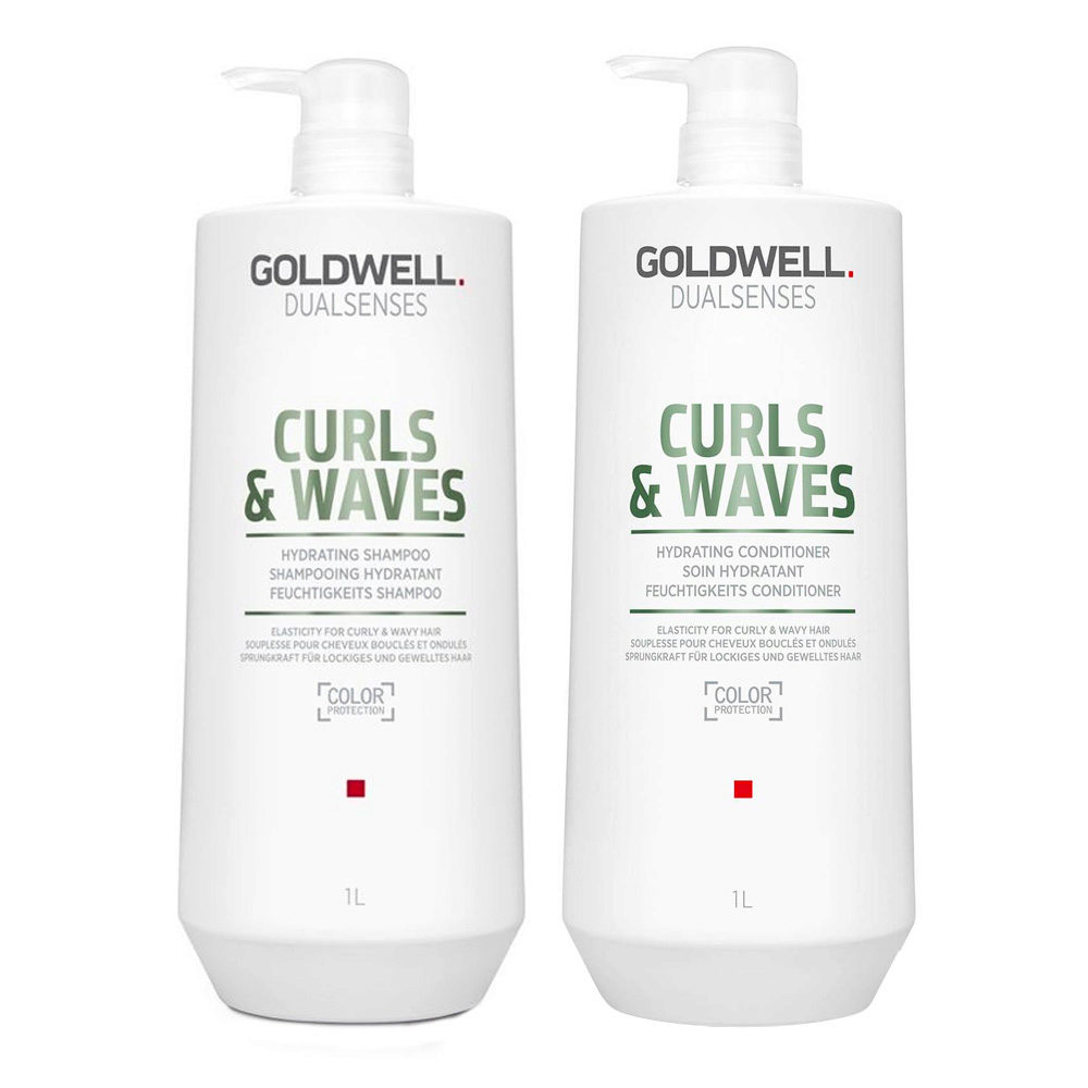 Goldwell Dualsenses Curls & Waves Hydrating Shampoo 1000ml Conditioner 1000ml