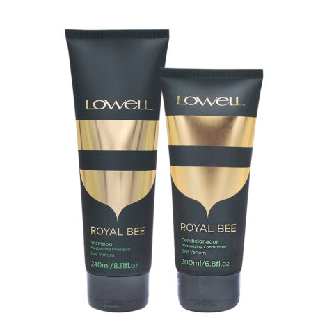Lowell Royal Bee Shampoo 240ml e Balsamo 200ml Anticrespo Lisciante