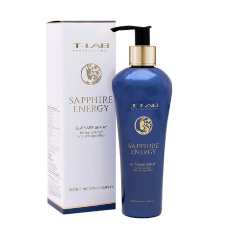 T-Lab Sapphire Energy Bi Phase Spray 250ml - spray rinforzante per capelli maturi