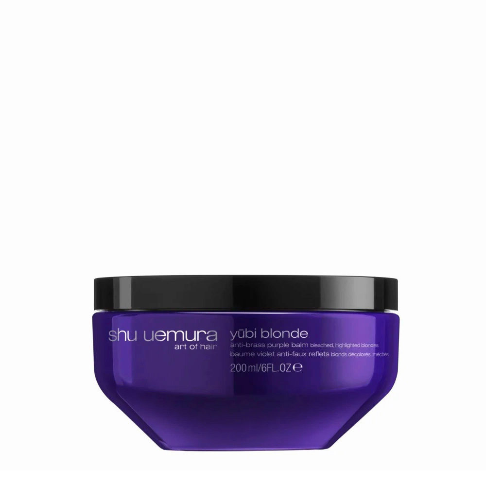 Shu Uemura Yubi Blonde Anti-Brass Purple Balm 200ml - maschera antigiallo per capelli biondi