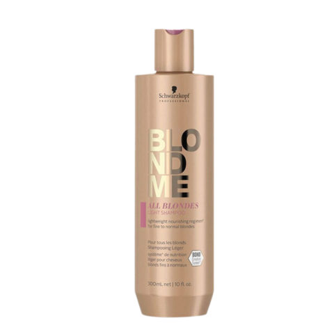 Schwarzkopf Blondme All Blondes Light Shampoo 300ml - shampoo per capelli biondi fini