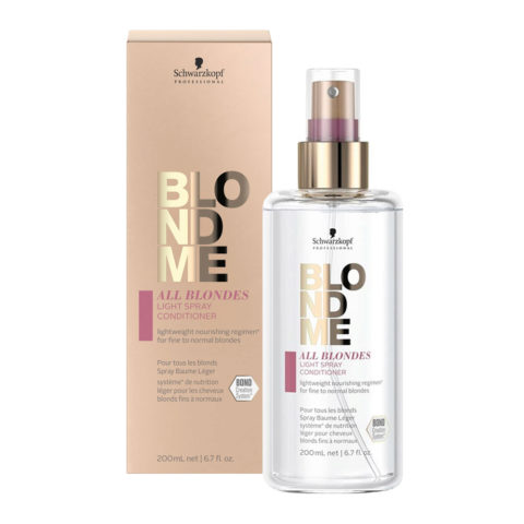 Schwarzkopf Blond All Blondes Me Light Spray Conditioner 200ml - balsamo spray per capelli biondi