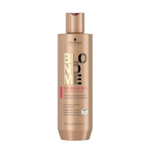 Schwarzkopf Blond Me All Blondes Rich Conditioner 250ml - balsamo per capelli biondi grossi