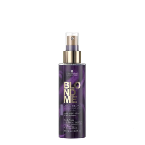 Schwarzkopf Blond Me Cool Blondes Neutralizing Spray Conditioner 150ml - balsamo spray antigiallo