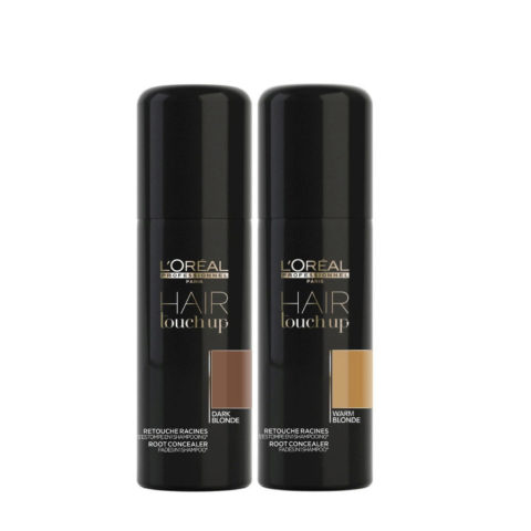 L'Oreal Set Hair Touch Up Biondo Scuro 75ml e Biondo Dorato 75ml