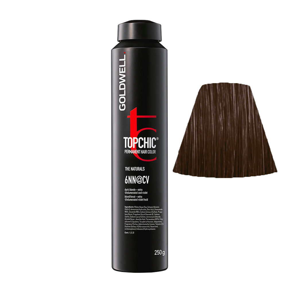 6NN@CV Biondo Scuro Cool Violet Goldwell Topchic Bombola 250gr