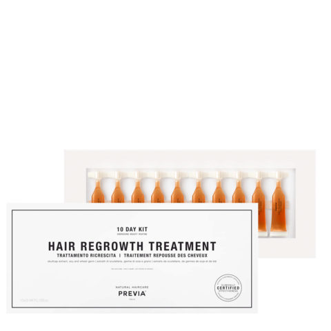Extra Life Hair Regrowth Treatment 10 Days Kit 10x3ml - trattamento anti diradamento in 10 giorni