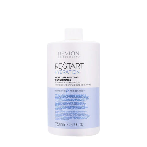 Revlon Restart Hydration Moisture Melting Conditioner 750ml - balsamo idratante per capelli secchi