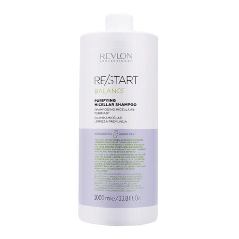 Revlon Restart Balance Purifying Micellar Shampoo 1000ml - shampoo purificante