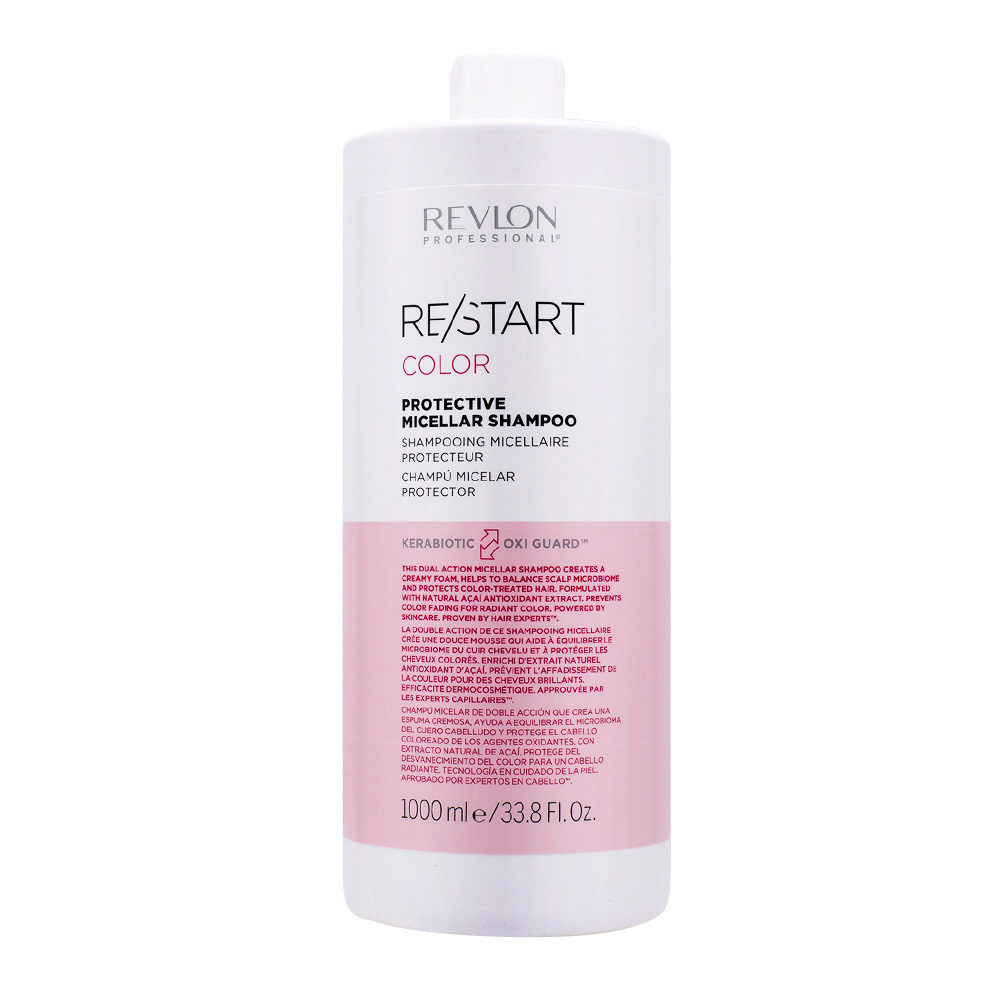 Revlon Restart Color Protective Micellar Shampoo 1000ml - shampoo per capelli colorati
