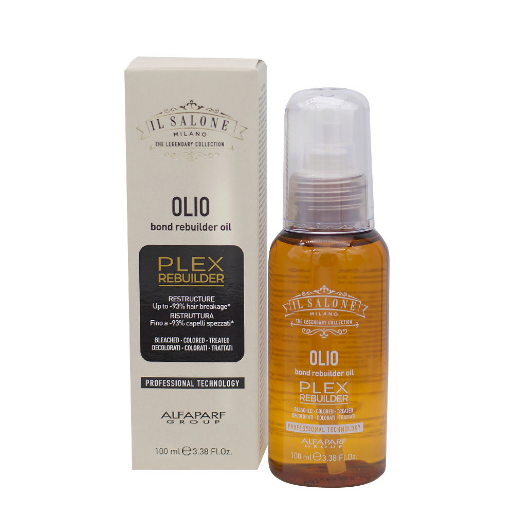 Alfaparf Milano Il Salone Plex Rebuilder Oil 100ml - olio ristrutturante per capelli rovinati