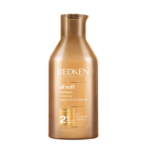 Redken All Soft Shampoo 300ml - shampoo per capelli secchi