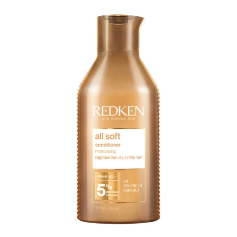 Redken All Soft Conditioner  300ml - balsamo nutriente per capelli secchi