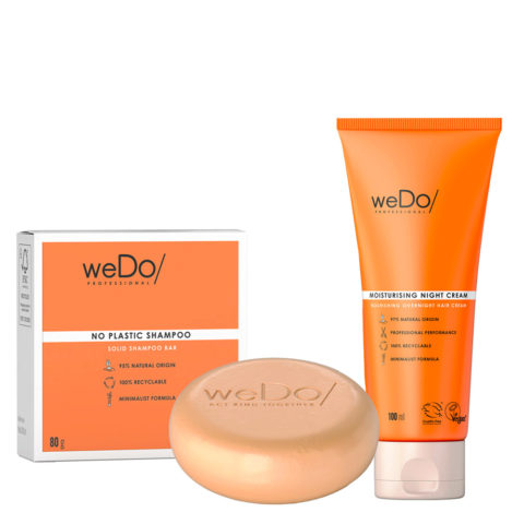 No Plastic Shampoo Solido 80gr +  Nourishing Night Cream 90ml