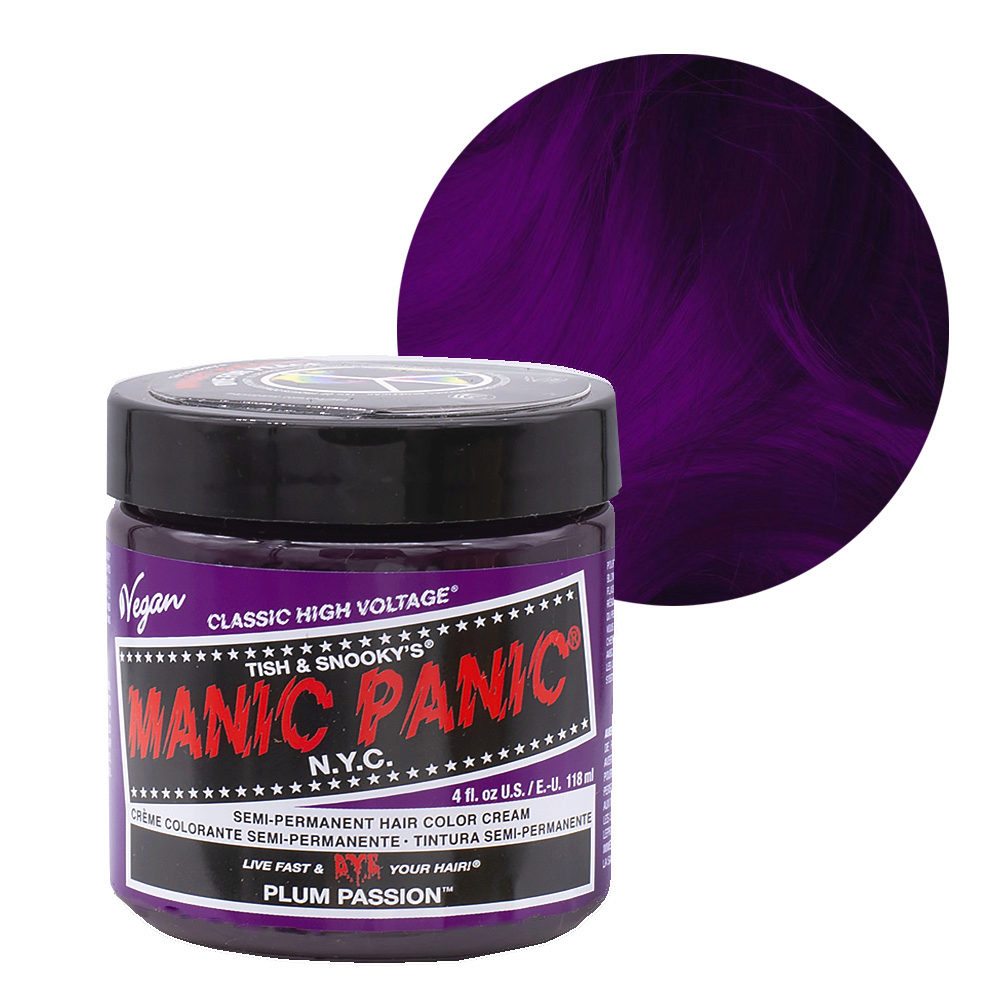Manic Panic  Classic High Voltage Plum Passion118ml - crema colorante semi-permanente