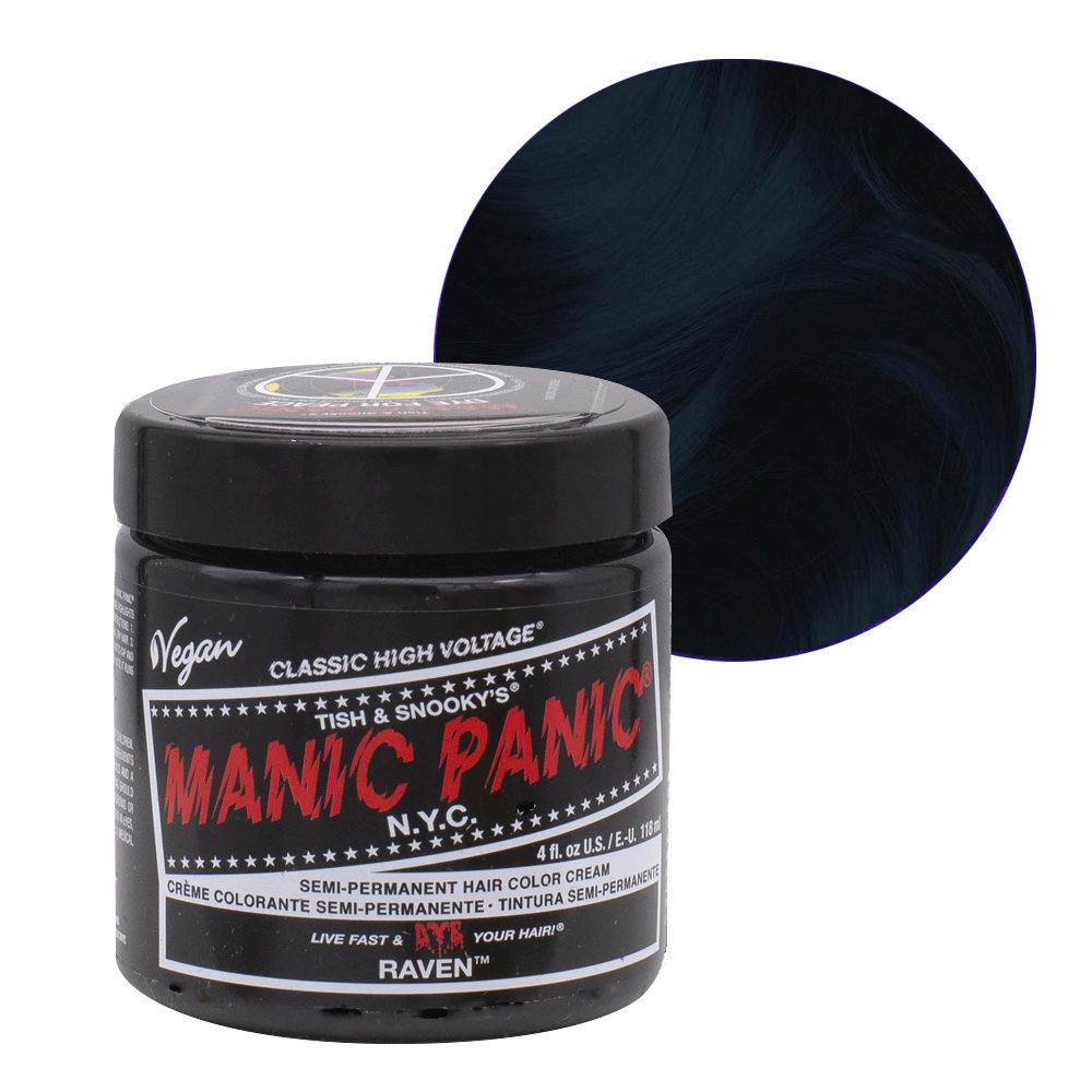 Manic Panic Classic Hig Voltage Raven Classic Creme 118ml - Crema Colorante Semi-Permanente