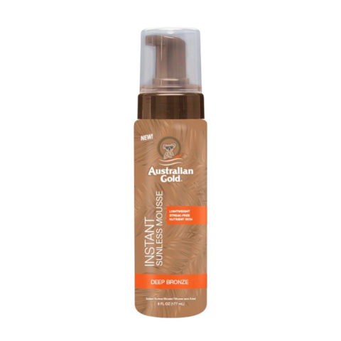 Australian Gold Instant Sunless Mousse Deep Bronze 177ml - mousse autoabbronzante