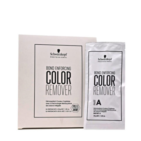 Schwarzkopf Bond Enforcing Color Remover  10sacchetti - decolorante mono dose